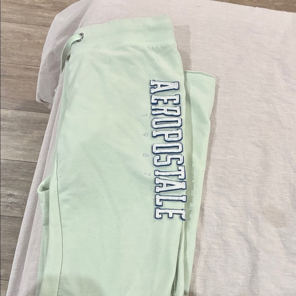 Aeropostale Kids Light Green Joggers